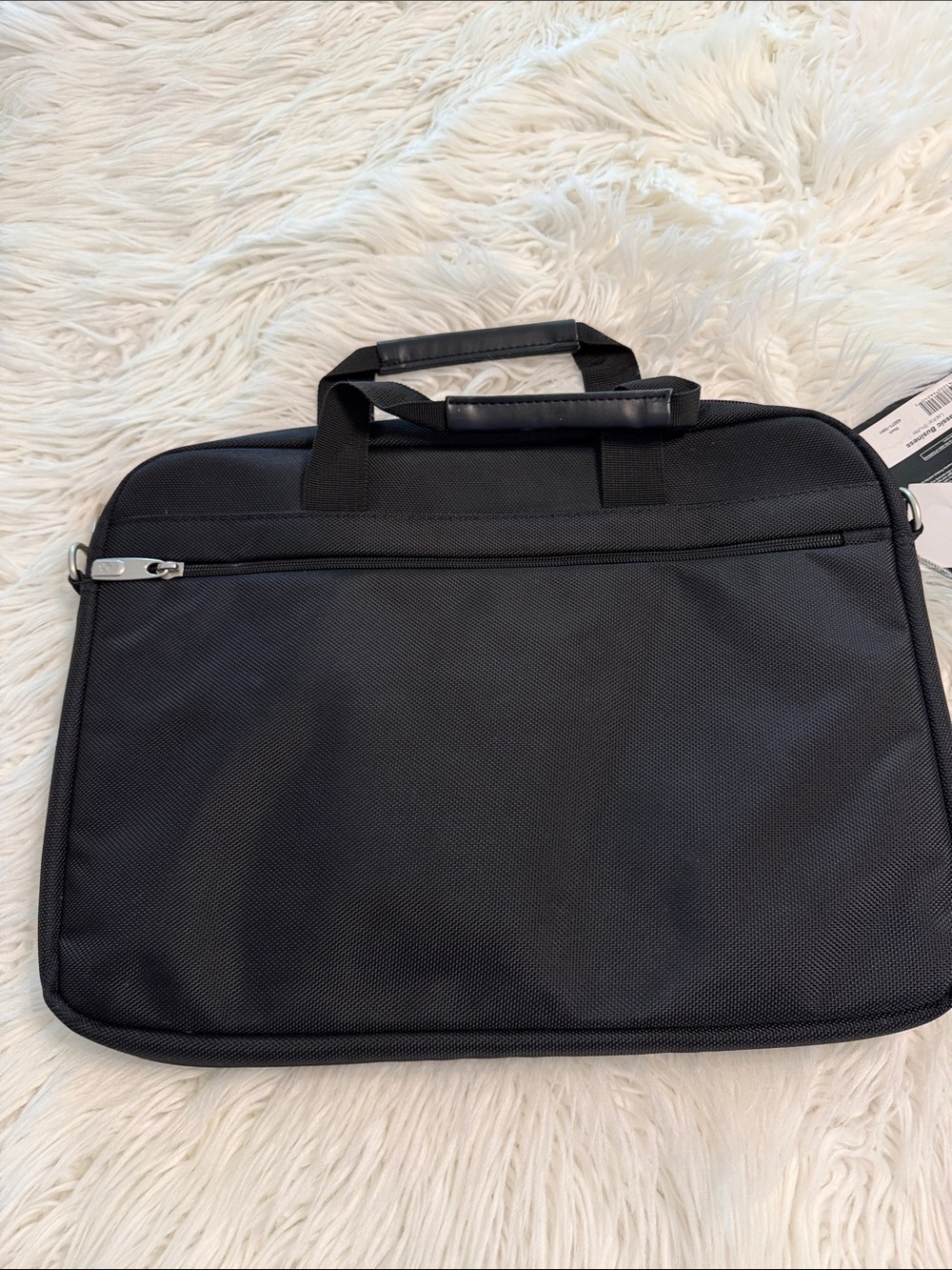 Samsonite Black Laptop Briefcase with Front Pocket wide 16” length 12” brand new - Picture 4 of 8
